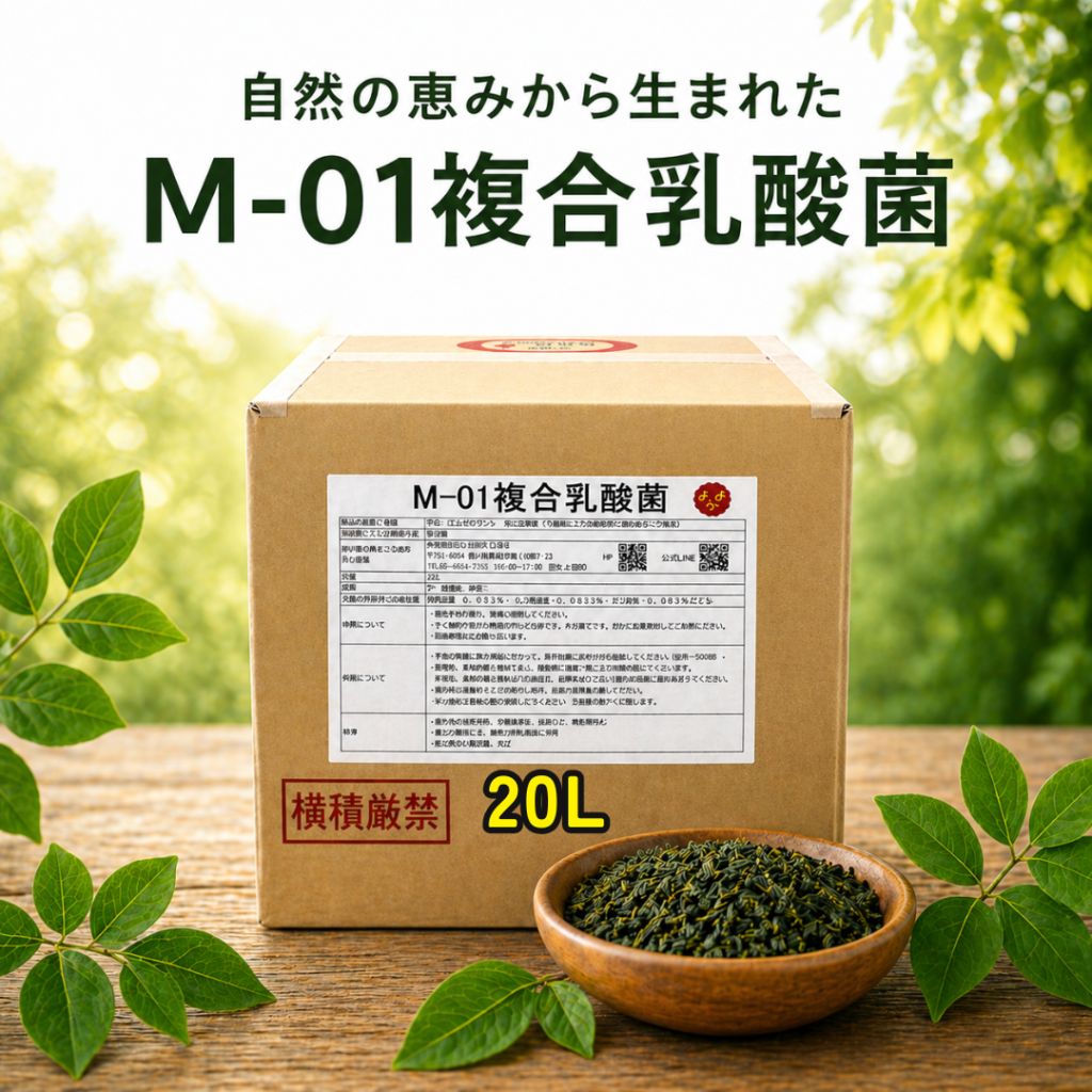 M-01複合乳酸菌 20ℓサイズ - 株式会社M's JAPAN WEST